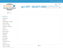 Tablet Screenshot of floridasewingmachines.com